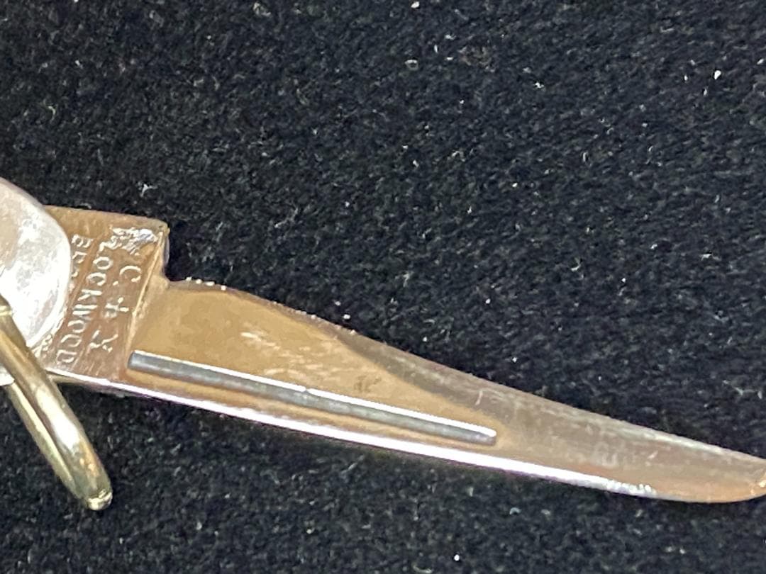 の*り様 1903年銀 STERLING★ホールマーク●ナイフ ビンテージ