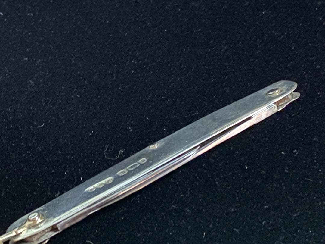 の*り様 1903年銀 STERLING★ホールマーク●ナイフ ビンテージ