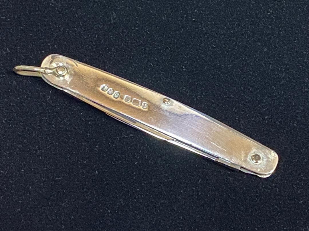 の*り様 1903年銀 STERLING★ホールマーク●ナイフ ビンテージ