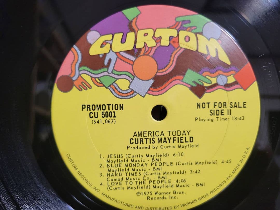 Curtis Mayfield『There's No ～』USオリジナル
