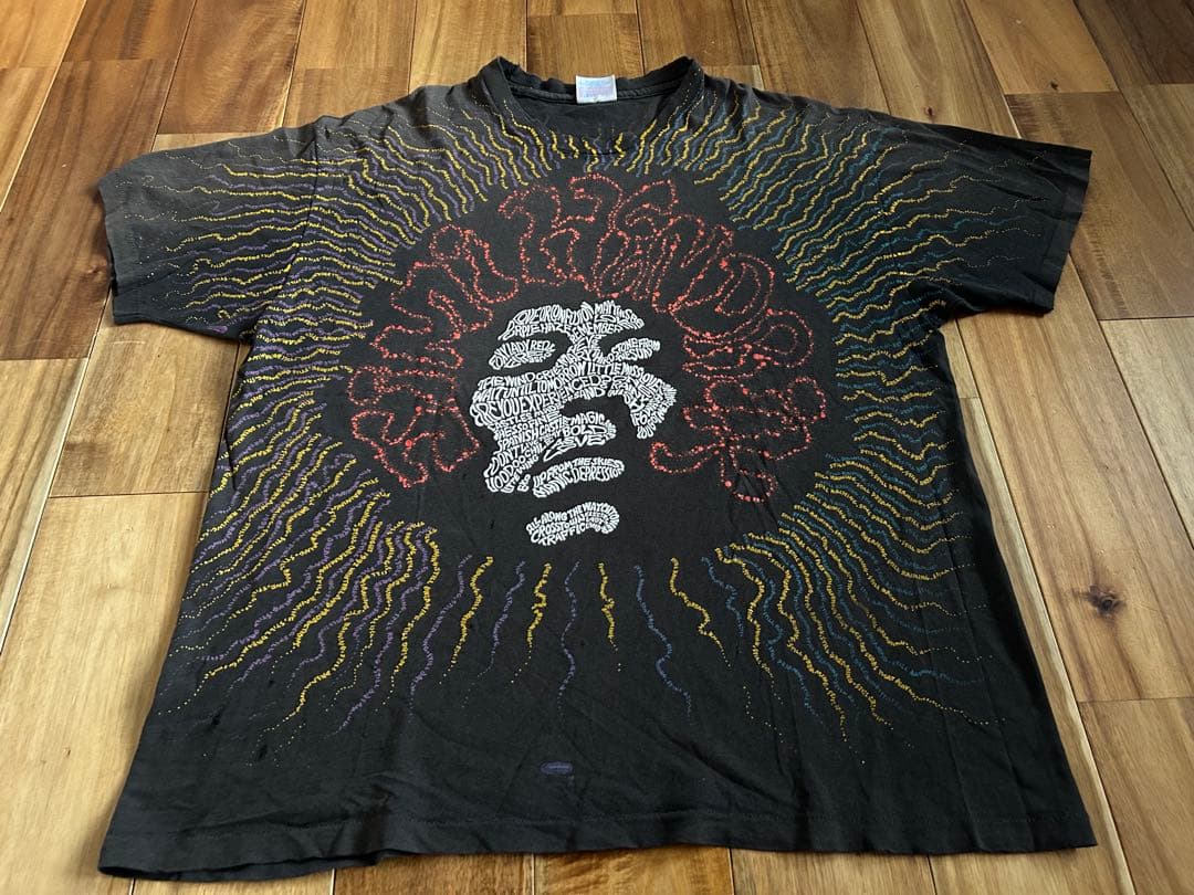 90s ジミヘンドリックス Jimi Hendrix 総柄バンドTシャツ