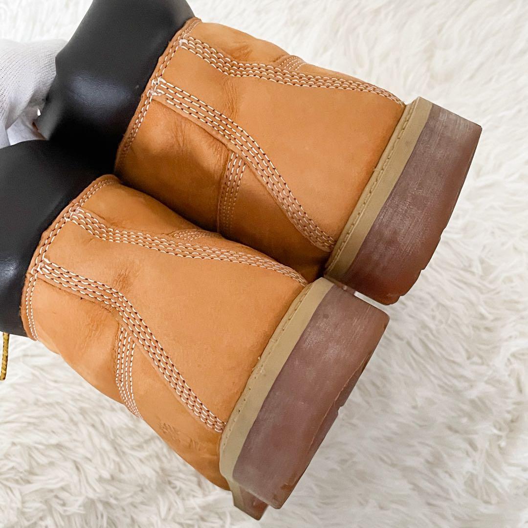 【美品】 Timberland イエロー ブーツ 厚底 プレミアム 6インチ
