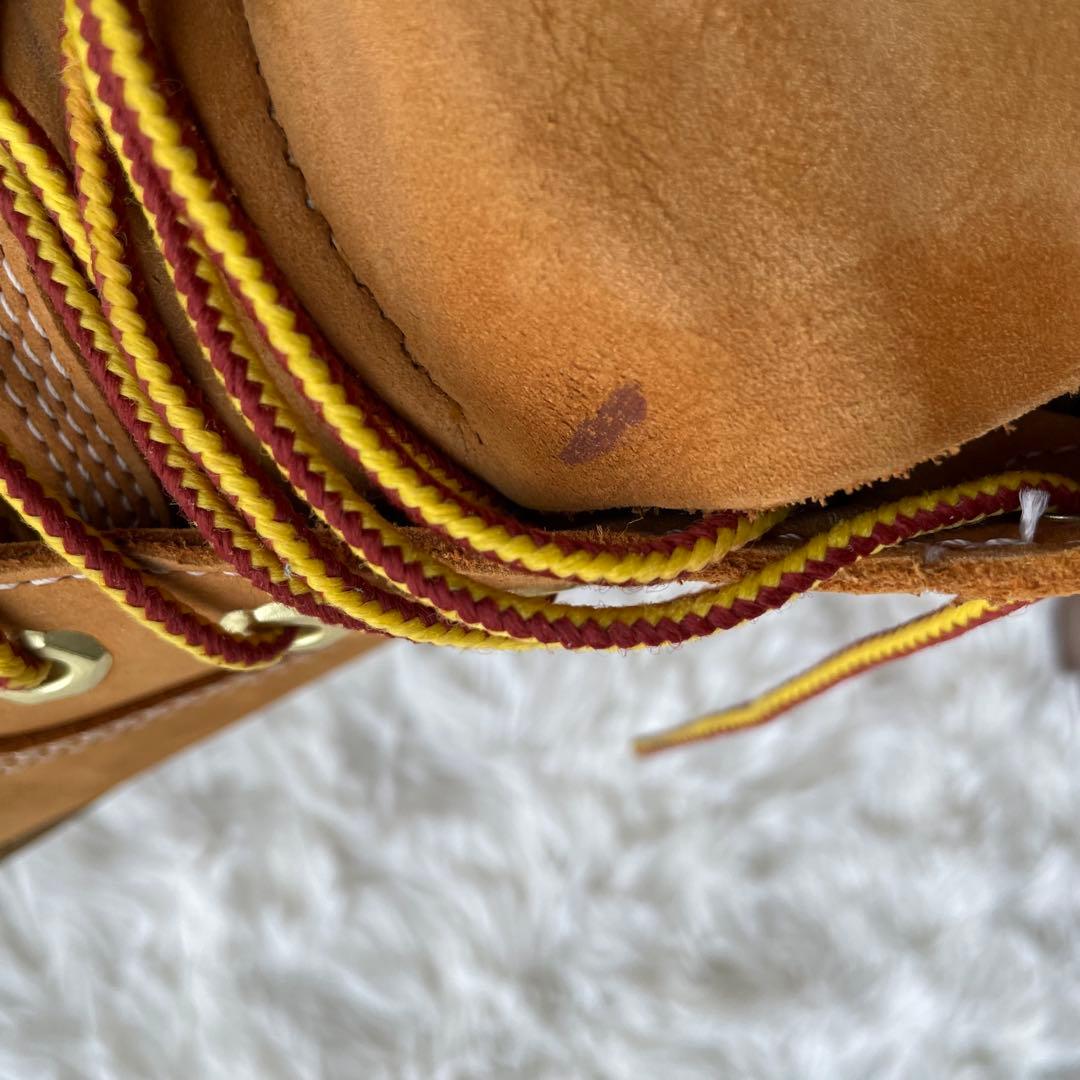 【美品】 Timberland イエロー ブーツ 厚底 プレミアム 6インチ