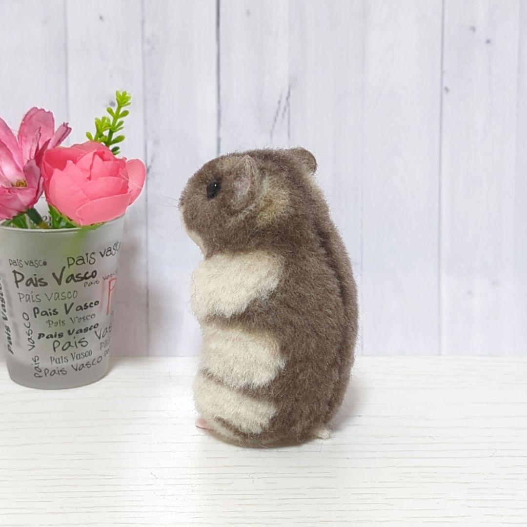 374 maru ハムスター 羊毛フェルト