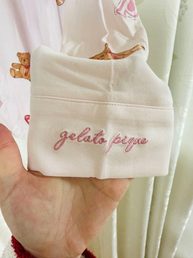 【gelato pique】フェイバリット総柄シャツロングパンツパジャマセット