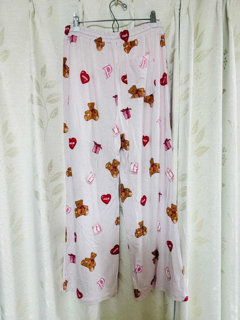 【gelato pique】フェイバリット総柄シャツロングパンツパジャマセット