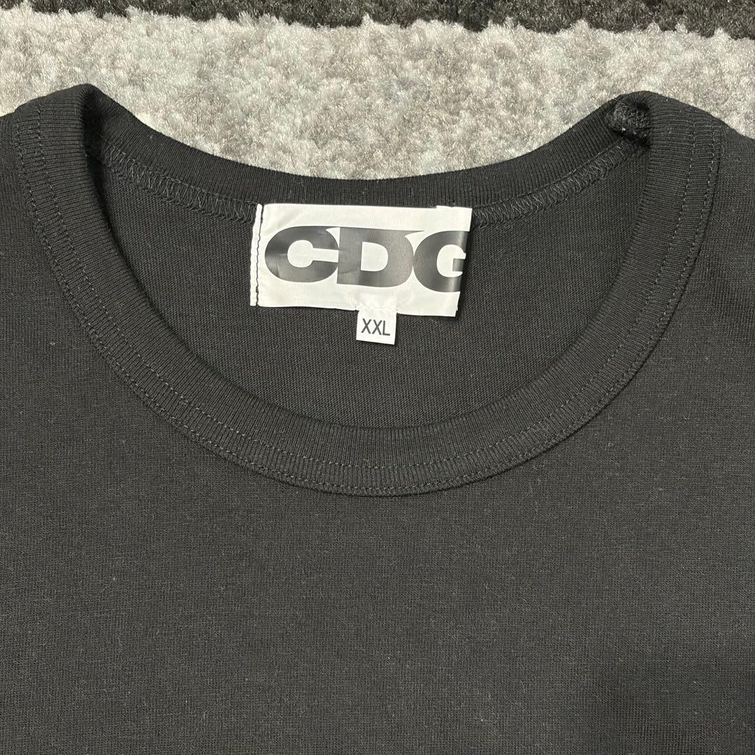 【美品】COMME des GARCONS ブラック Tシャツ