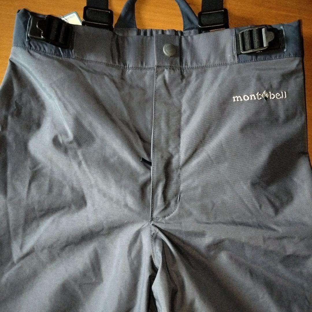 新品未使用　モンベル　アルパインパンツ　キッズ130　グレー系　スキーウェア