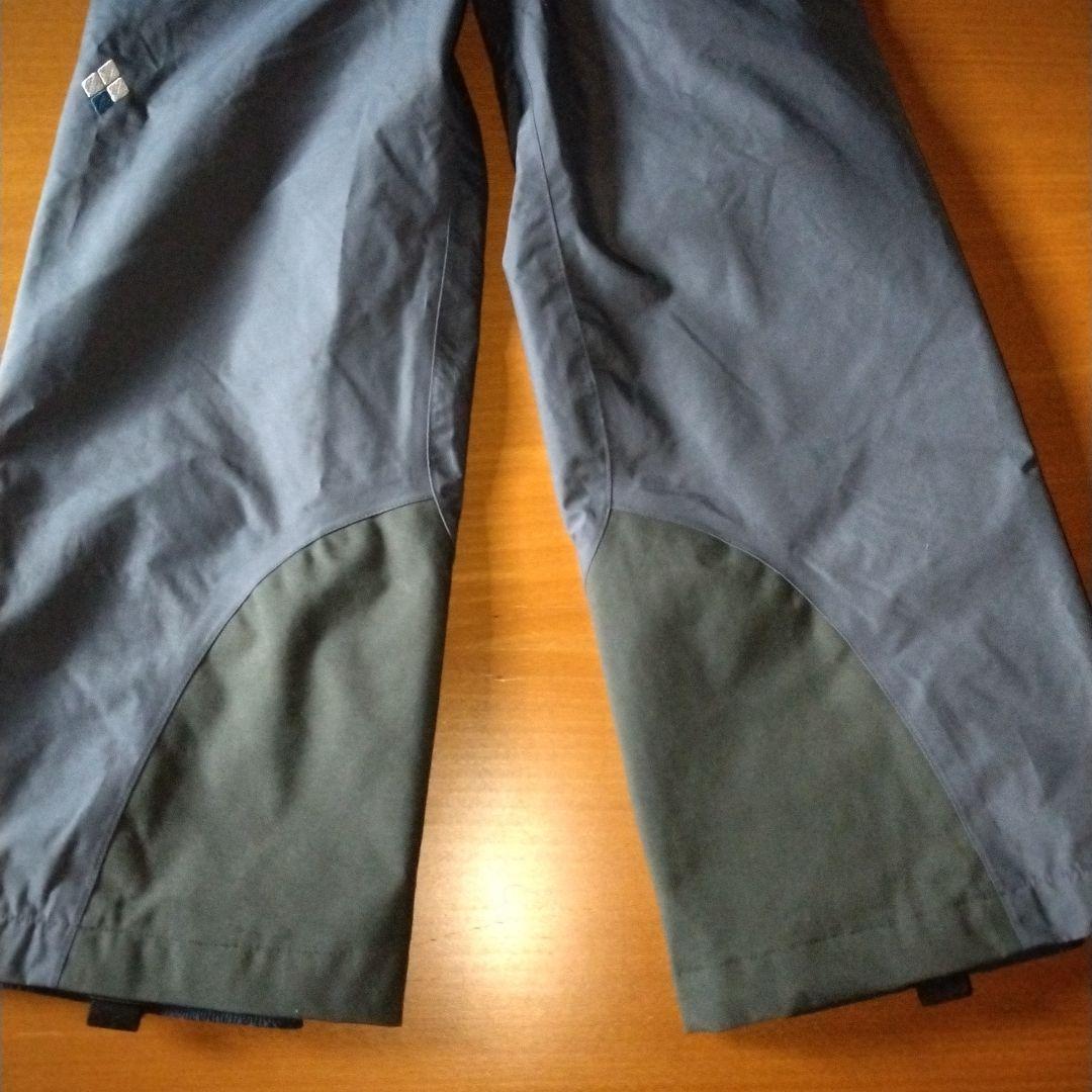 新品未使用　モンベル　アルパインパンツ　キッズ130　グレー系　スキーウェア