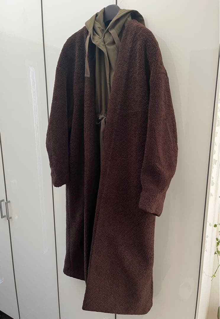 CLANE MILITARY LAYER BOA COAT ボアコート ブラウン