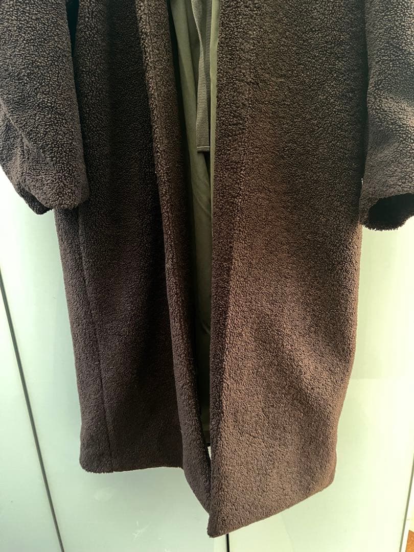 CLANE MILITARY LAYER BOA COAT ボアコート ブラウン