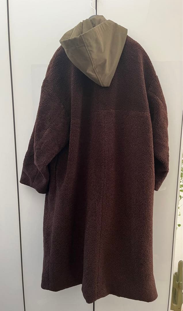 CLANE MILITARY LAYER BOA COAT ボアコート ブラウン