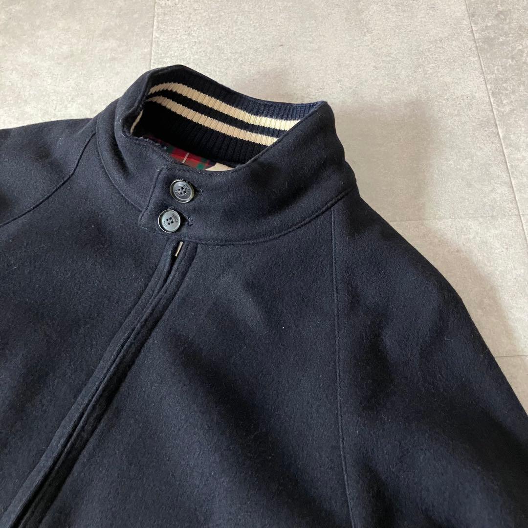 BARACUTA G9 メルトンウール ハリントンジャケット/40/裏チェック