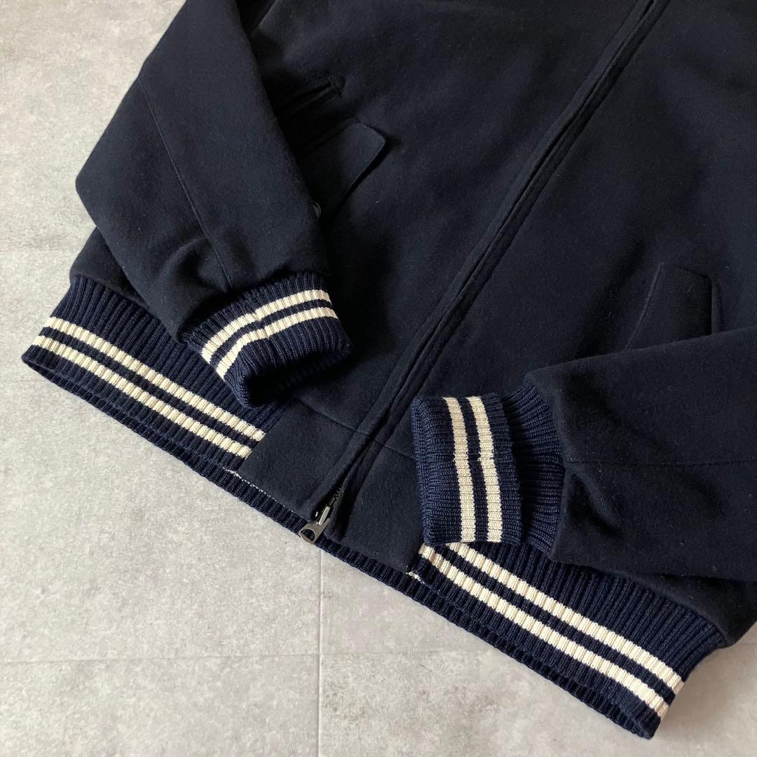 BARACUTA G9 メルトンウール ハリントンジャケット/40/裏チェック