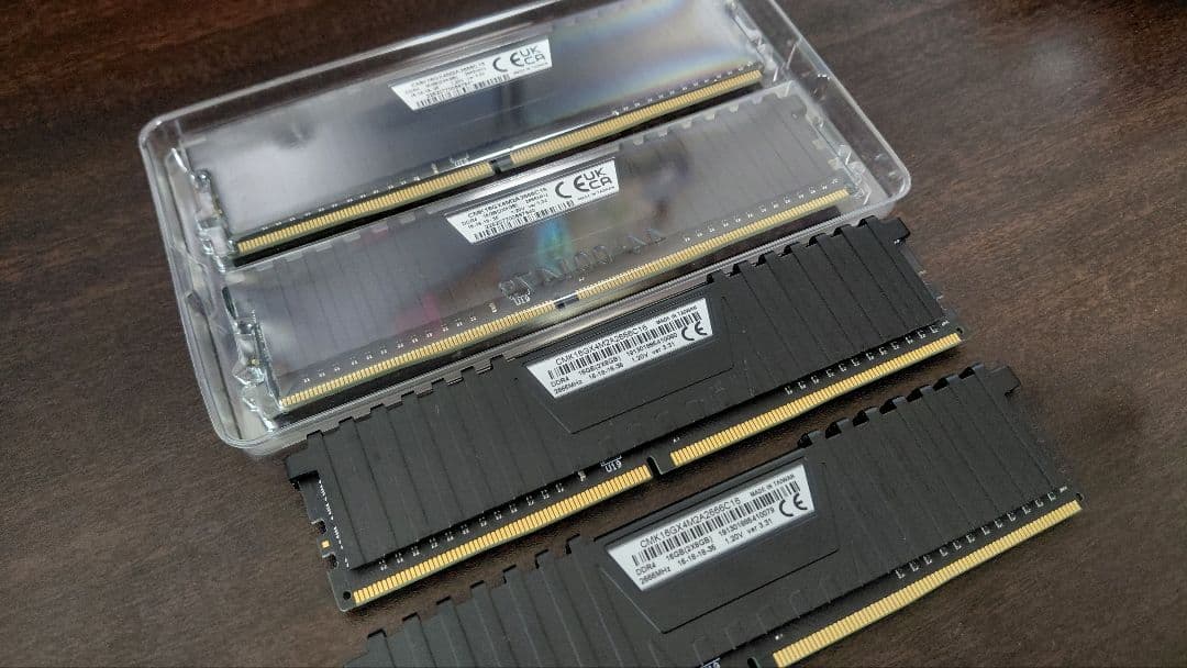 【メモリ】Vengeance DDR4 8GB 2666Hz 4枚セット
