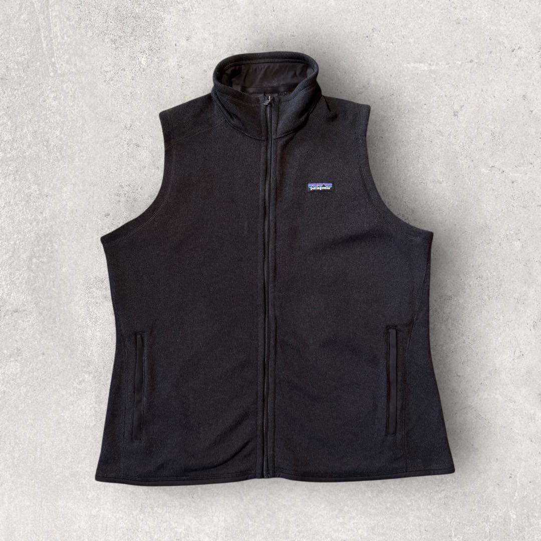 【パタゴニア】ベターセーターベスト　黒　2XL フリースベスト　人気カラー f