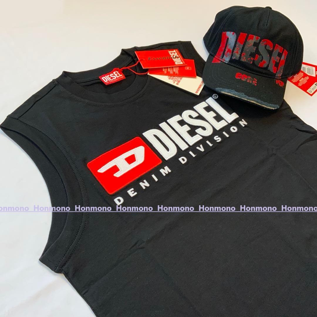 DIESEL　T-ISCO-DIV TANK TOP　Ａ10508　M　ロゴ