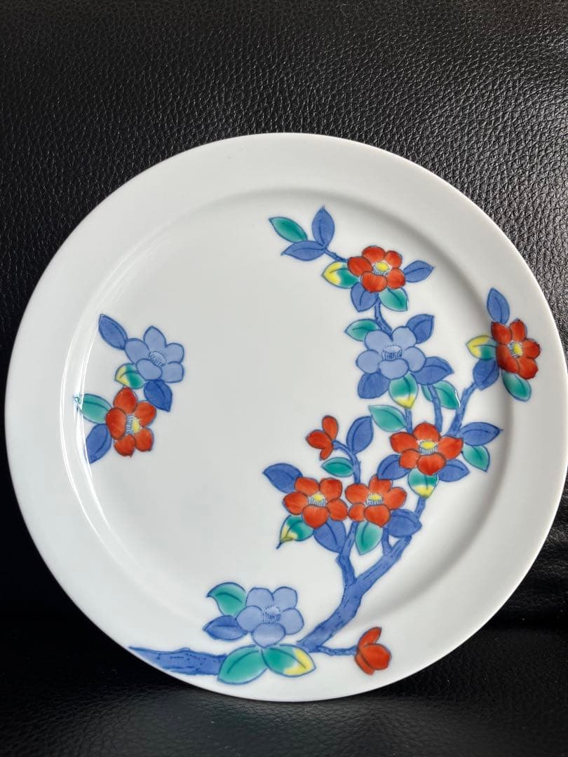 有田焼 花柄絵違い 5枚セット