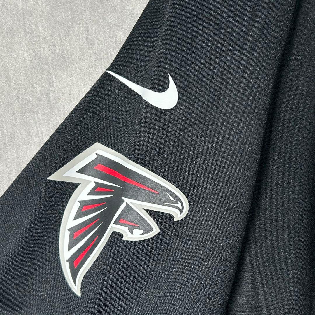 希少デザイン NIKE Falcons マットライアン ゲームシャツ 黒 美品