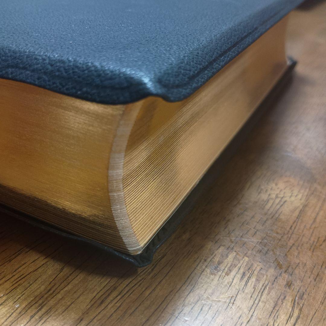 【ほぼ新品】三方金　新共同訳聖書