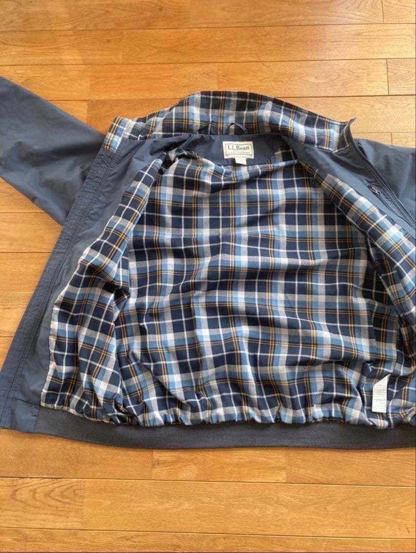 L.L.Bean ネイビー ジャンパー ジップアップジャケット ウォームアップ