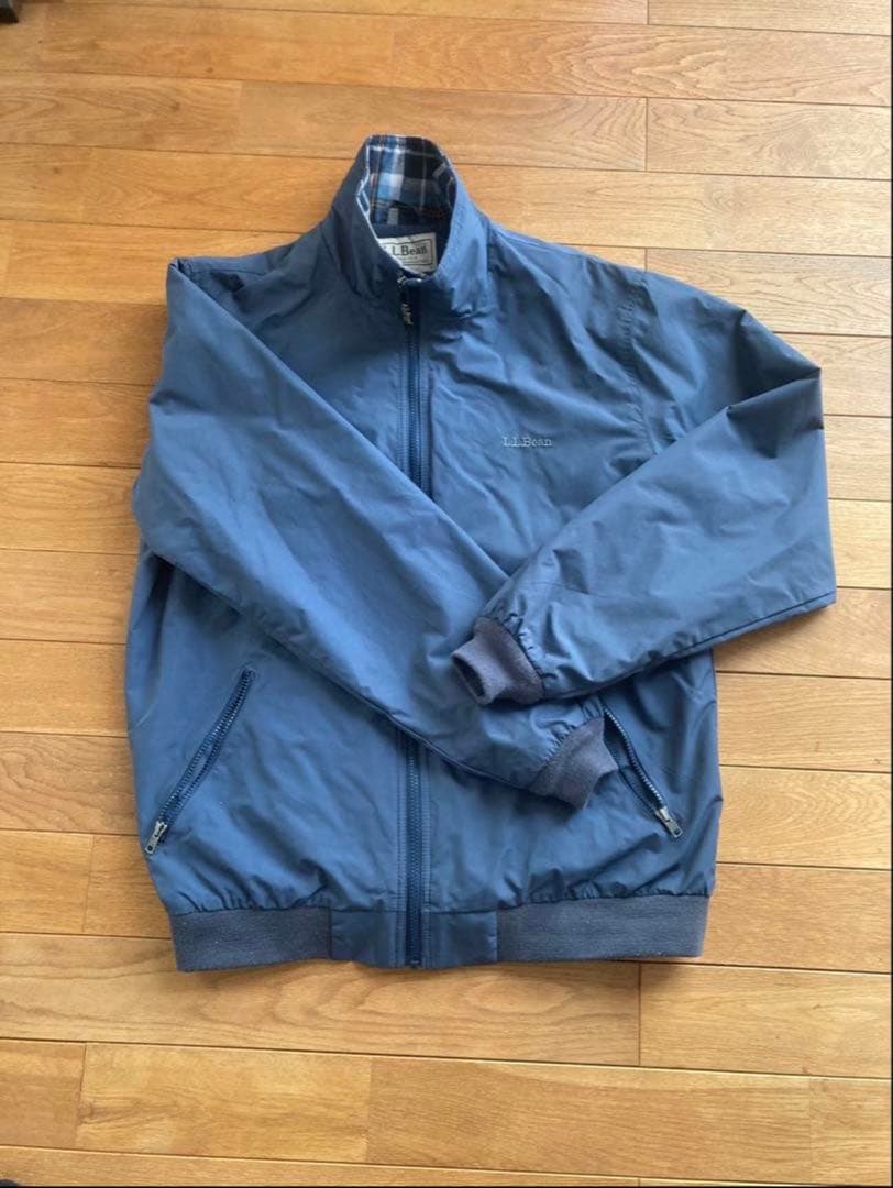 L.L.Bean ネイビー ジャンパー ジップアップジャケット ウォームアップ