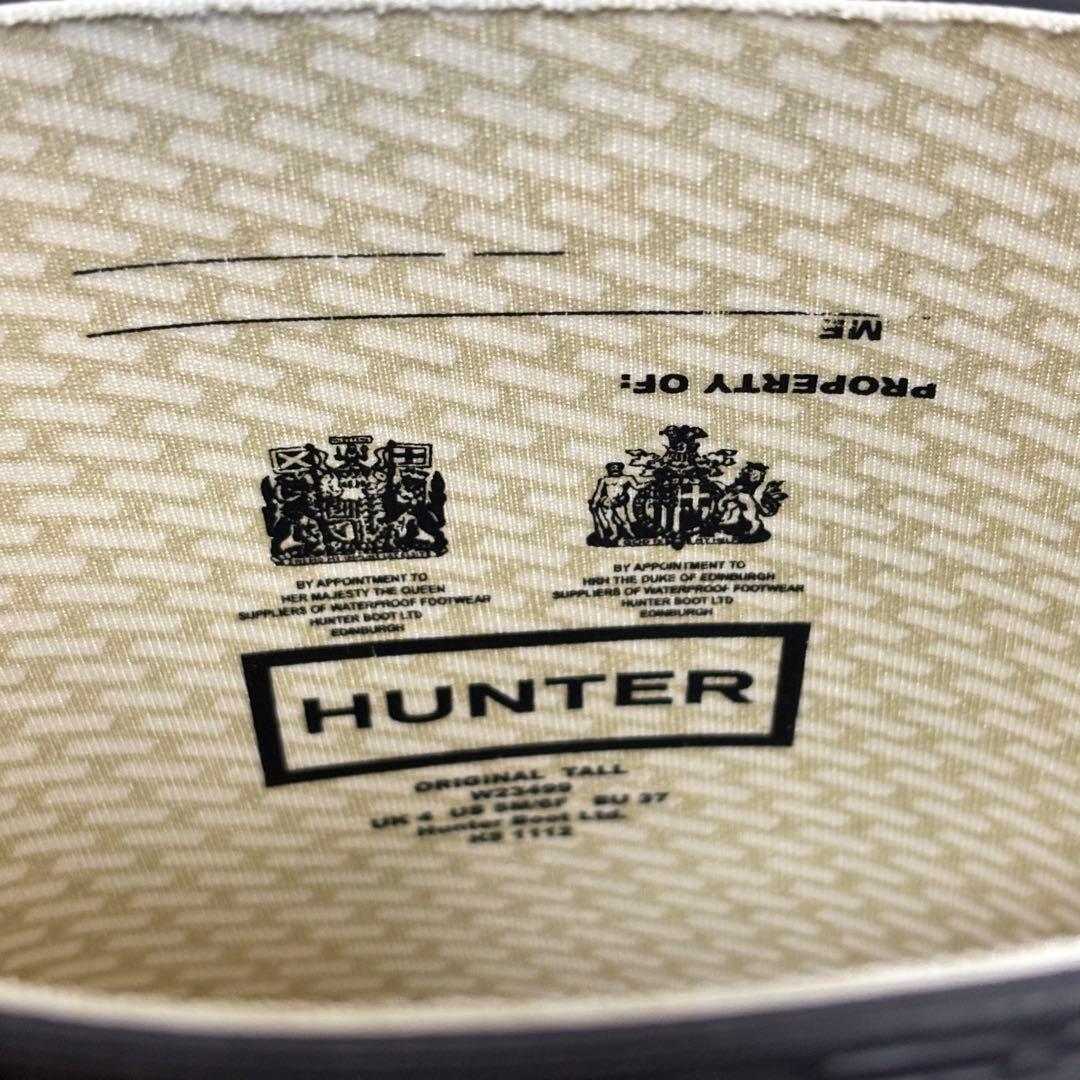 HUNTER ハンター ロングブーツ レインブーツ 長靴 黒ブラック