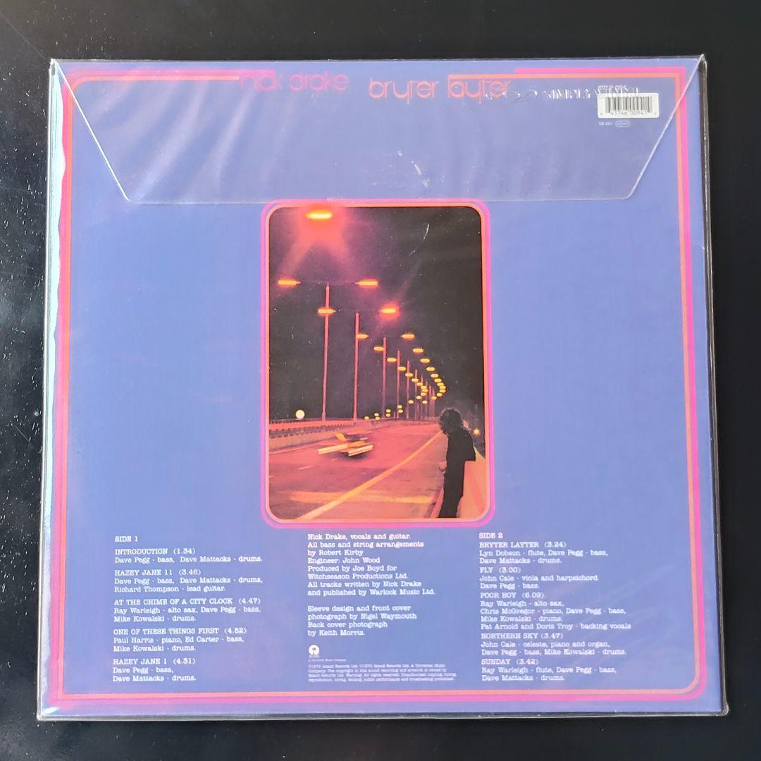 ニック・ドレイク　Nick Drake　Bryter Layter　レコード