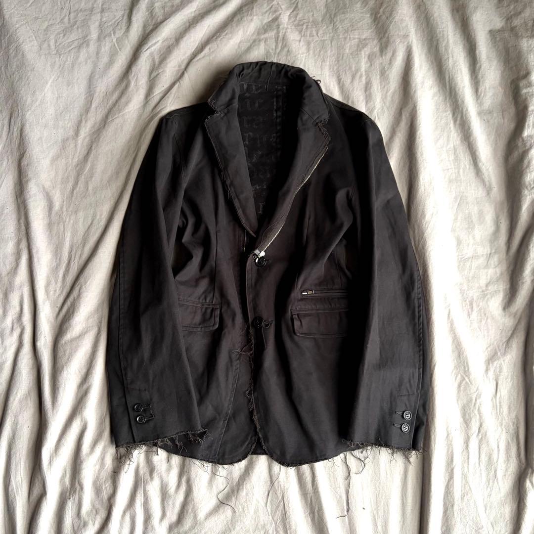 ジャケット・アウター 00s archive SCHLUSSEL Distressed Jacket