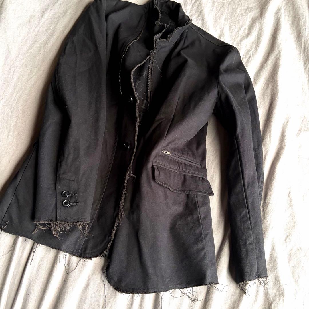 ジャケット・アウター 00s archive SCHLUSSEL Distressed Jacket