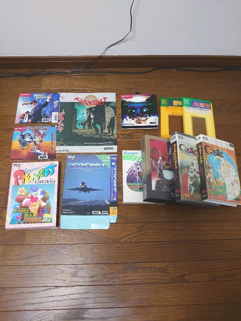 msx msx2 まとめて ゲームソフト57本 おまけ付き レトロゲーム