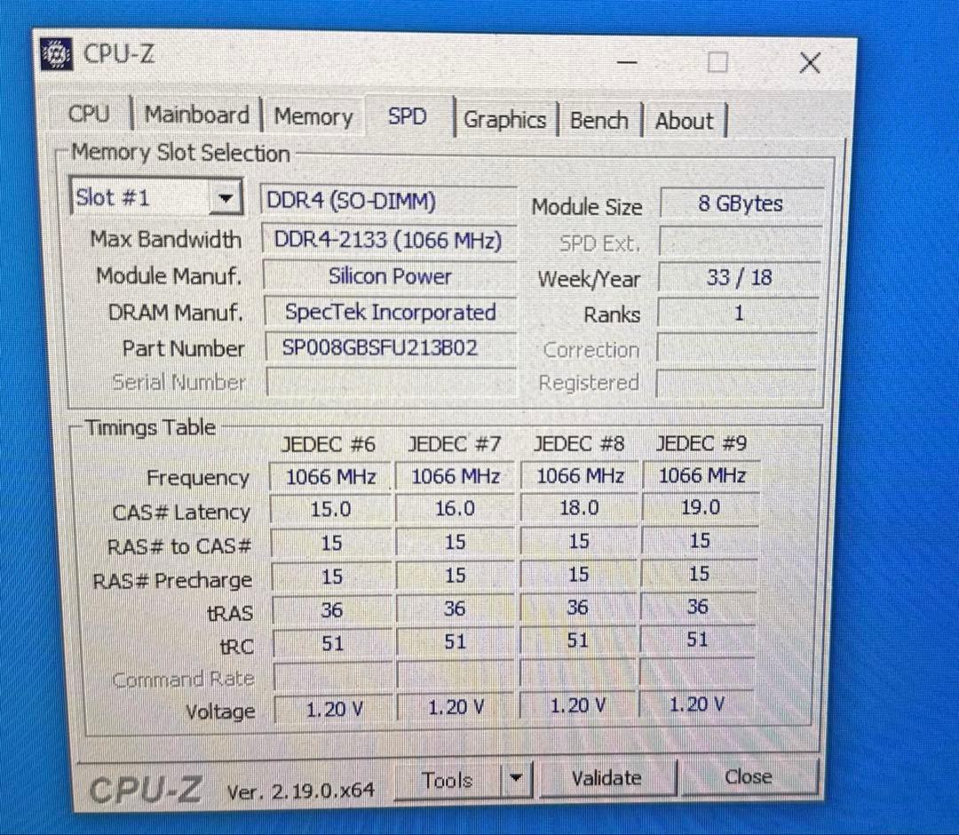 ミニPC intel BOXNUC7i3BNB/8GB/480GB Windows10