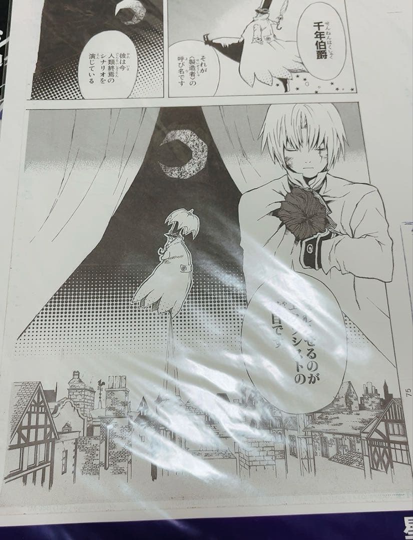 D.Gray-man　星野桂　集英社　販促　ポスター　複製原画　非売品　Dグレ
