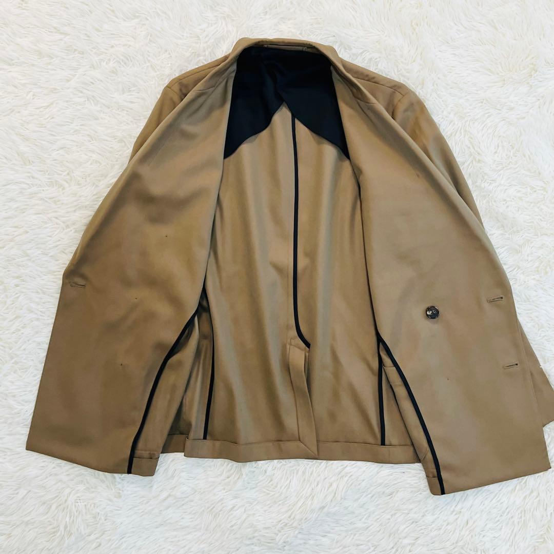 近年 キャバン ライトウールギャバジン ダブルブレストジャケット ベージュ