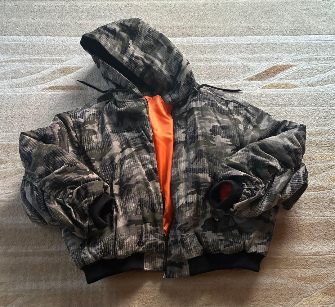 QS86 エレヴ　elev camouflageジャケット迷彩柄