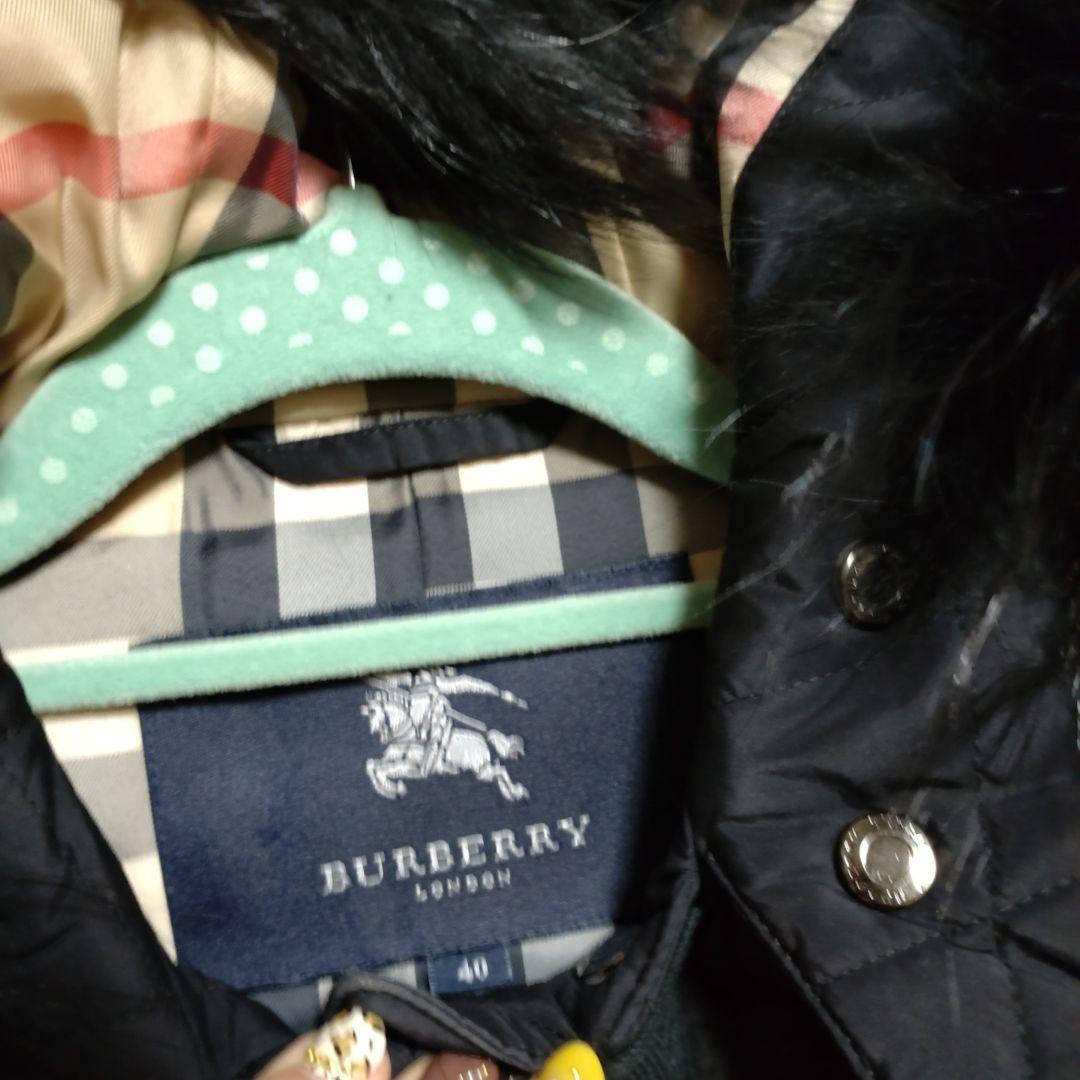 BURBERRY　LONDON　ダッフルキルティングロングコート