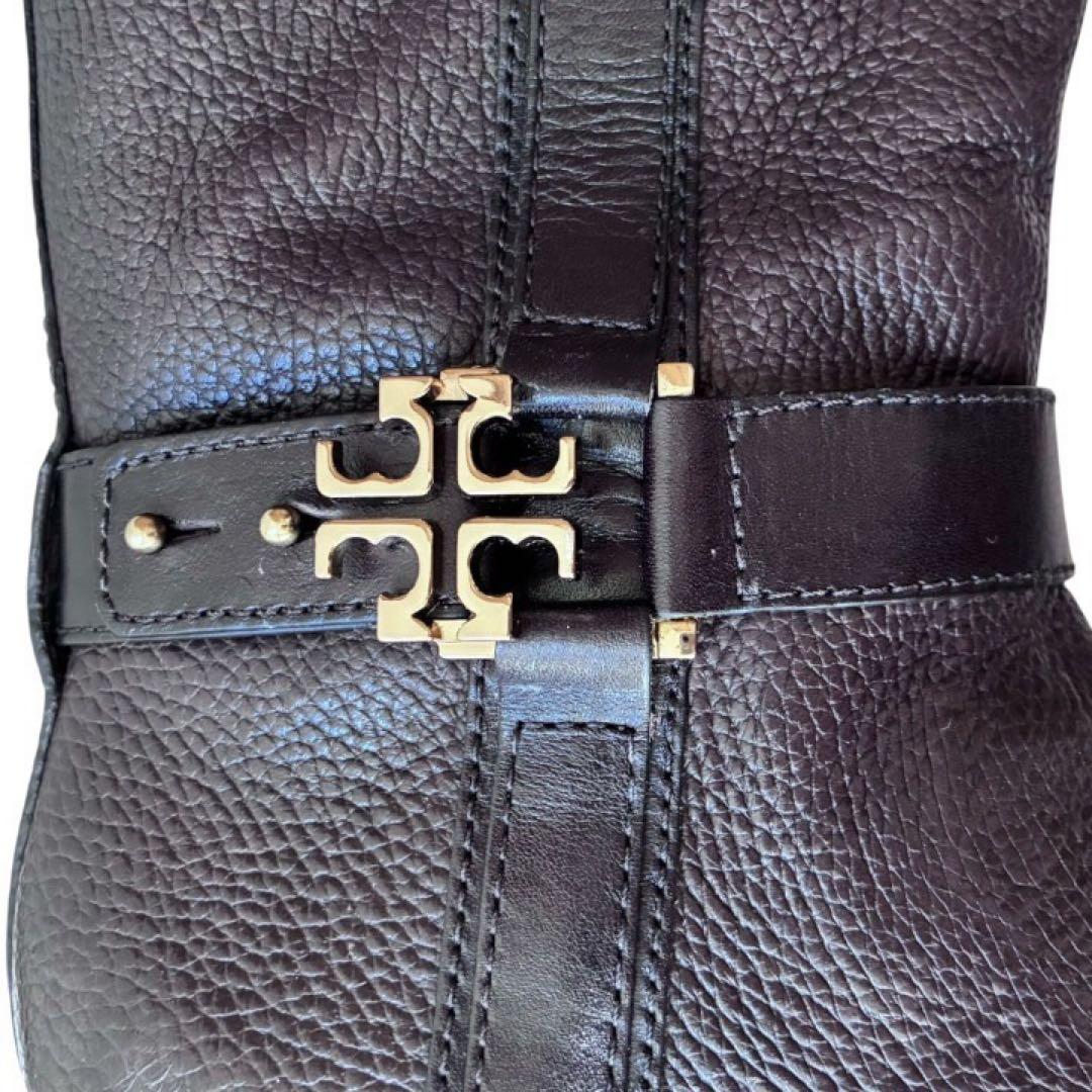 美品✨トリーバーチ ロングブーツ ブラウン 8M 本革 正規品