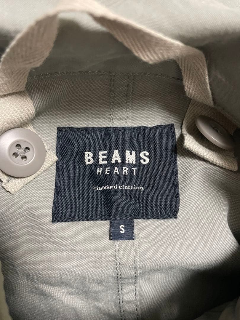 BEAMSHEART 3WAY ビッグシルエット モッズコート グレー