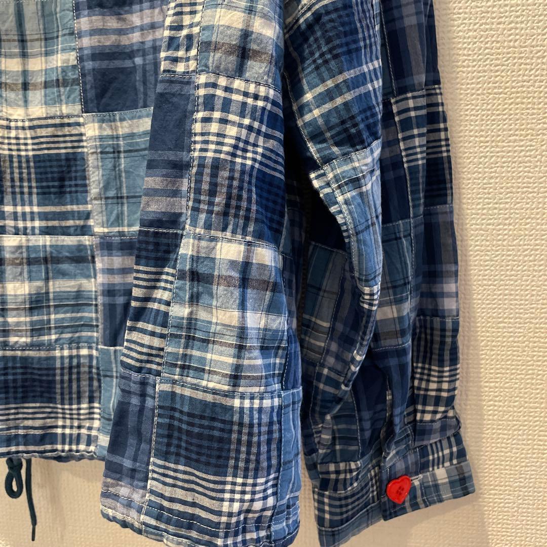 m*n様 ヒューマンメイド パッチワークパーカー ジャケット サイズ M