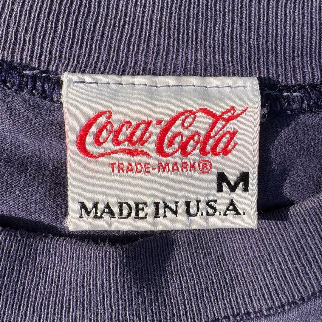 Made in USA 90s コーラTシャツ 古着 スウェード