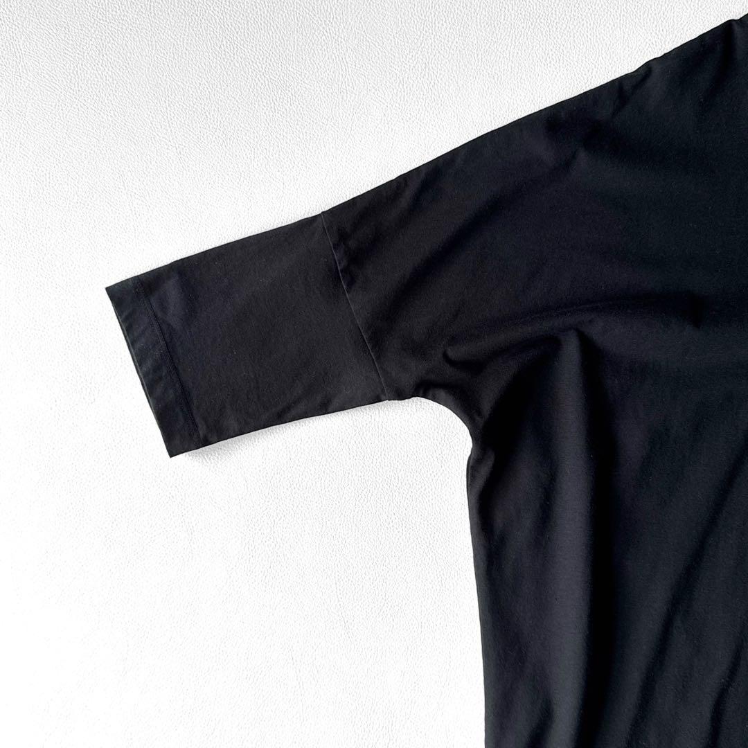 ドゥーズィエムクラス アパルトモン Flutter T-shirt オーバー 黒