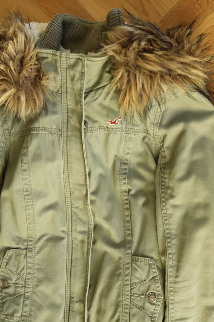 ハワイ購入品 HOLLISTER ミリタリージャケット M 【USED】