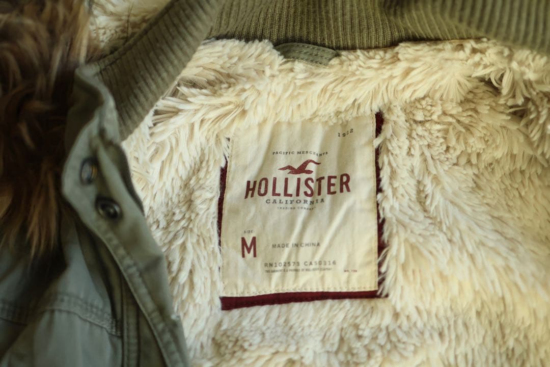 ハワイ購入品 HOLLISTER ミリタリージャケット M 【USED】