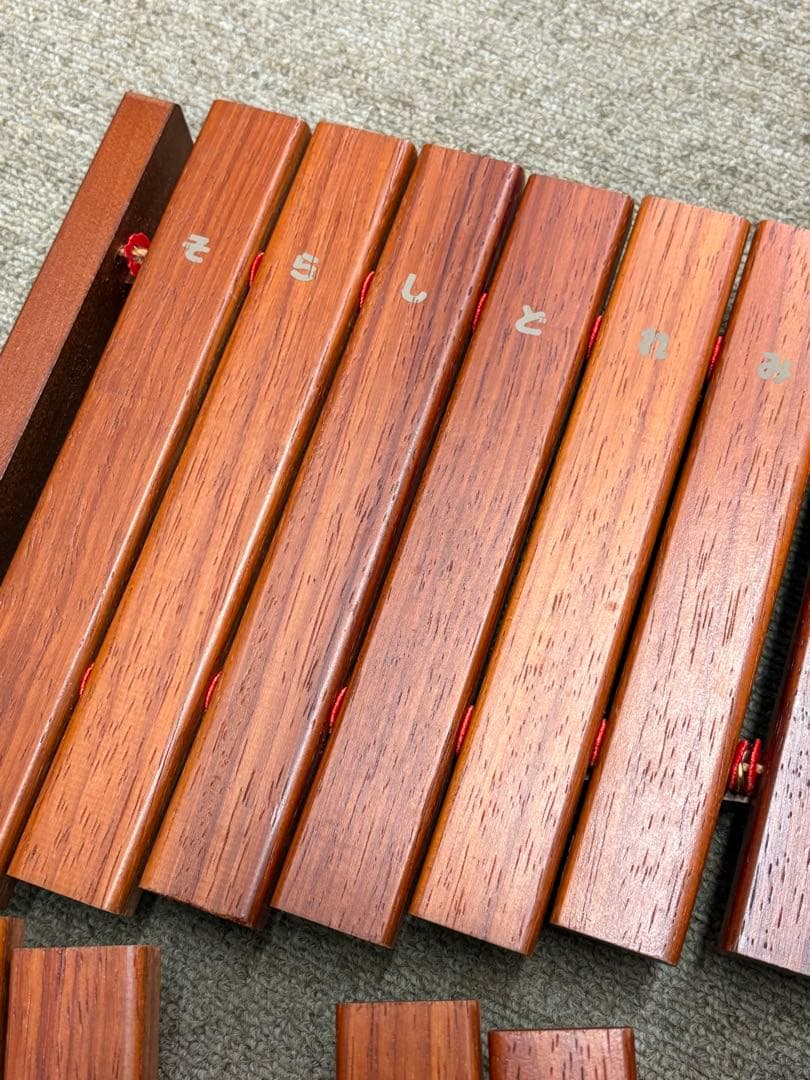 ●KAWAI カワイ シロホン カリン 木琴 2段 音楽 演奏● 純正 河合楽器