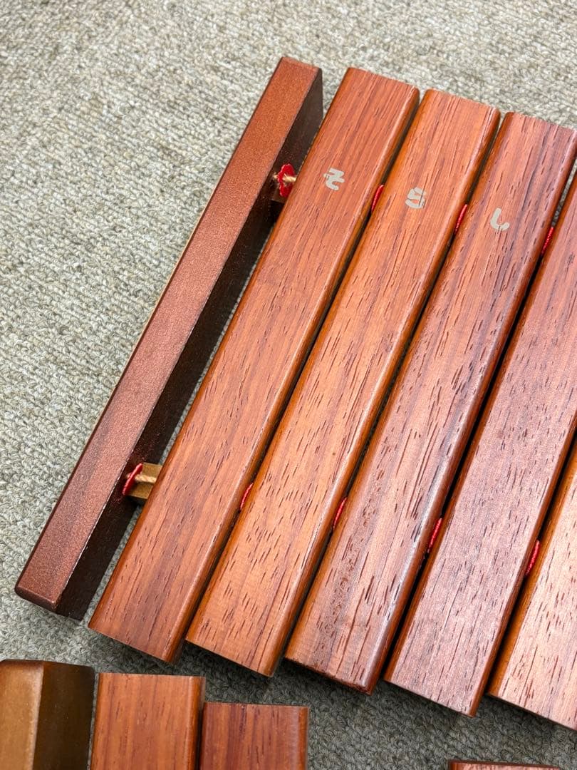 ●KAWAI カワイ シロホン カリン 木琴 2段 音楽 演奏● 純正 河合楽器