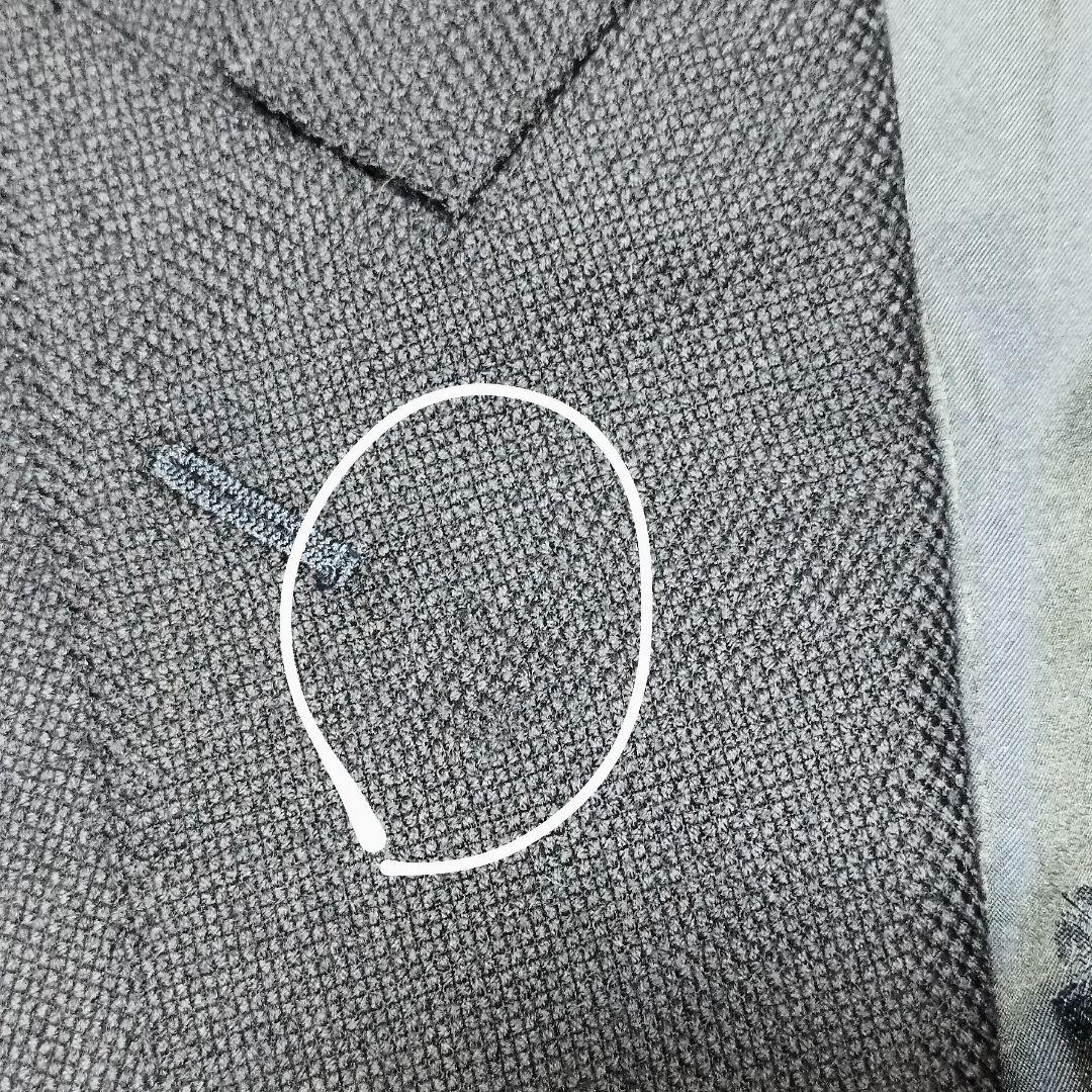 バーバリー 90sウール・カシミヤ 紺ブレダブル 金ボタン L 高級 日本製