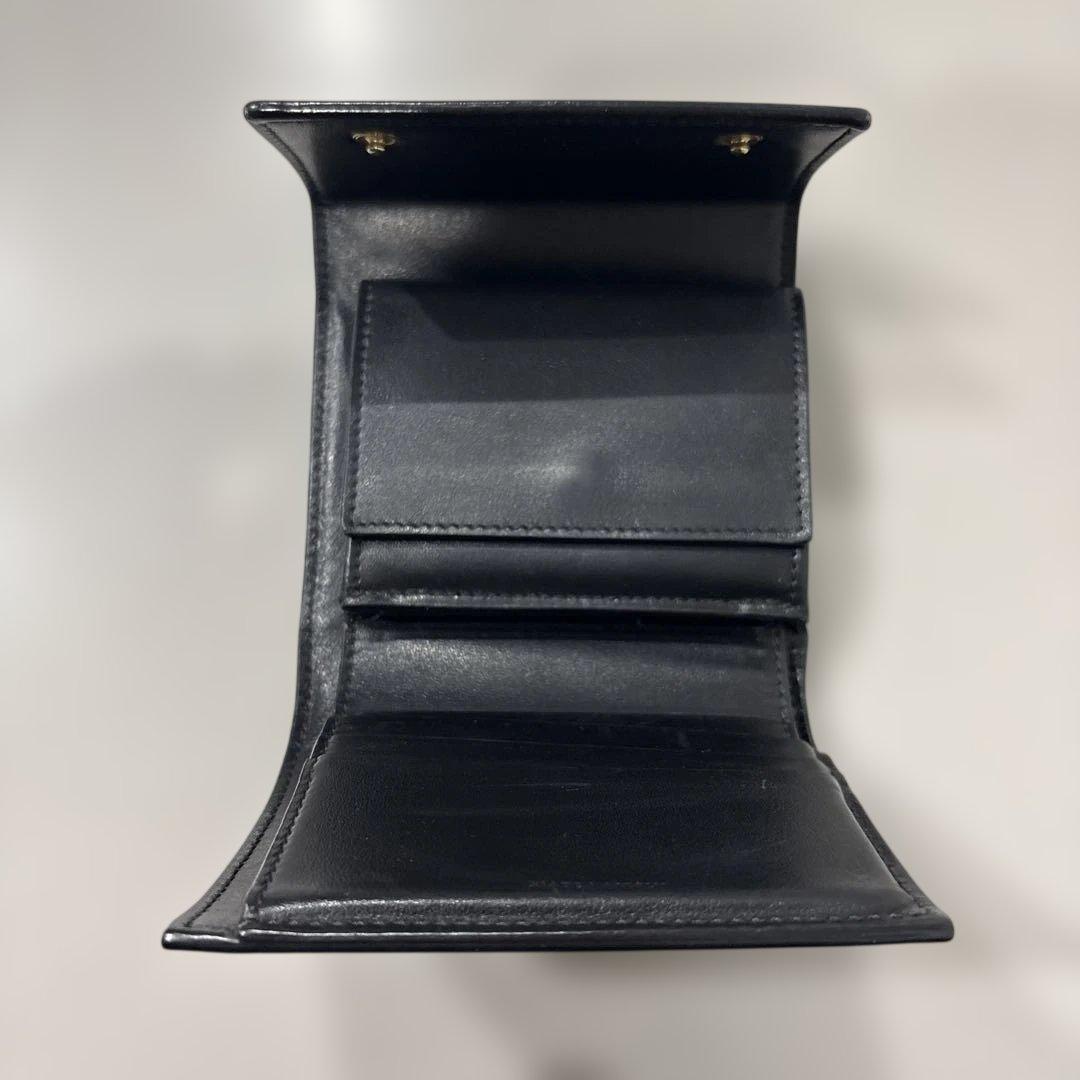 CELINE セリーヌ 三つ折り財布 スモール トリフォールド ウォレット 黒