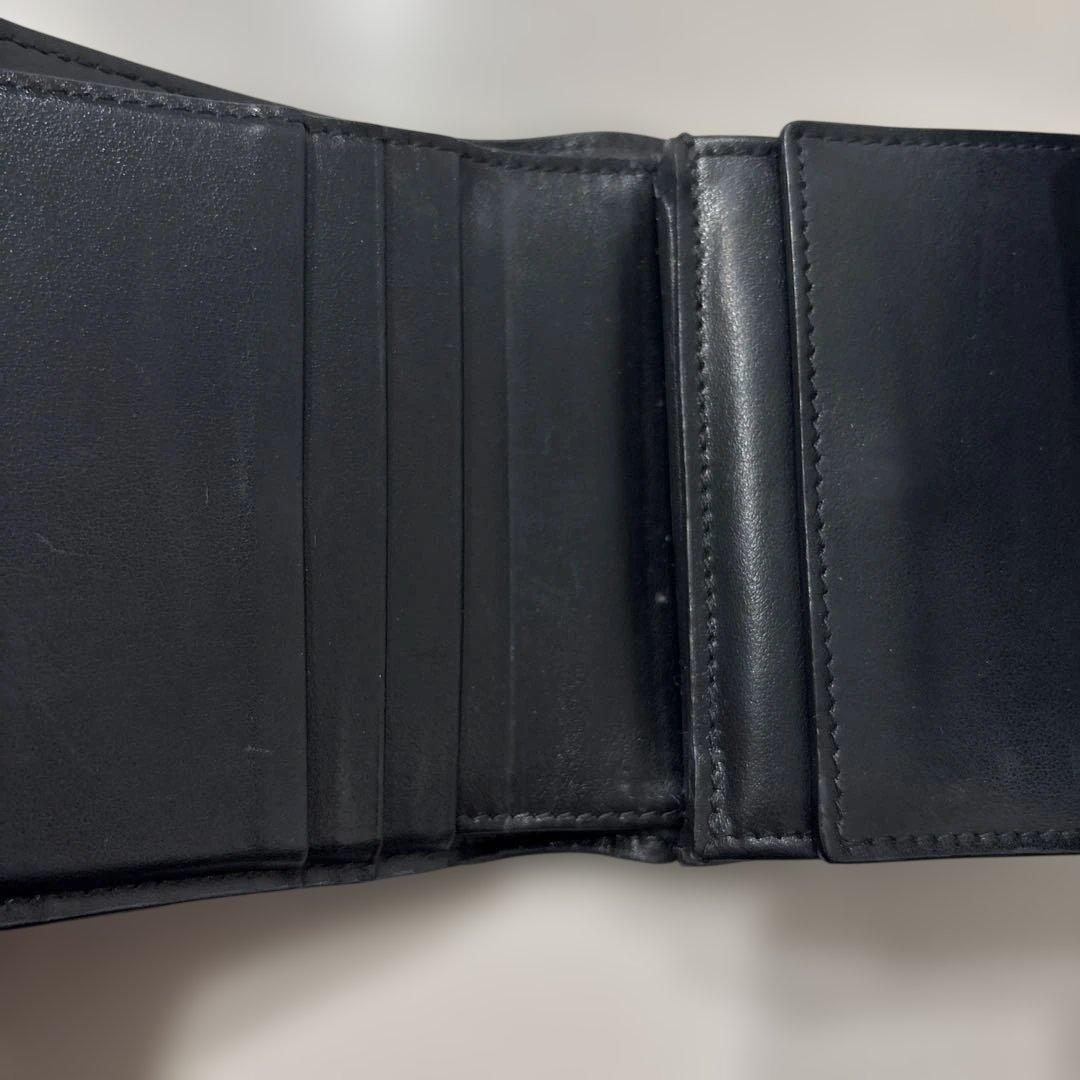 CELINE セリーヌ 三つ折り財布 スモール トリフォールド ウォレット 黒
