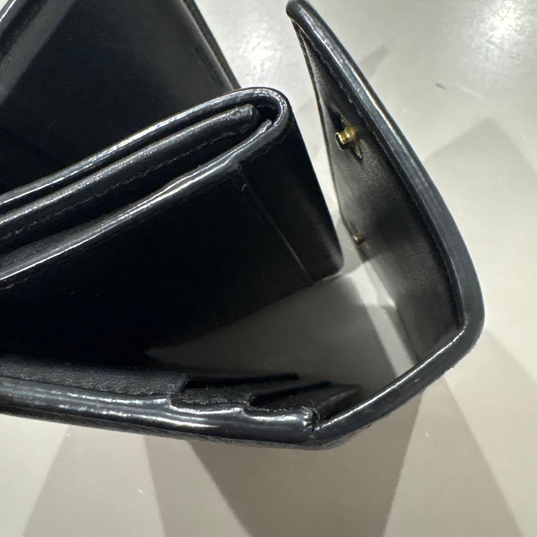 CELINE セリーヌ 三つ折り財布 スモール トリフォールド ウォレット 黒