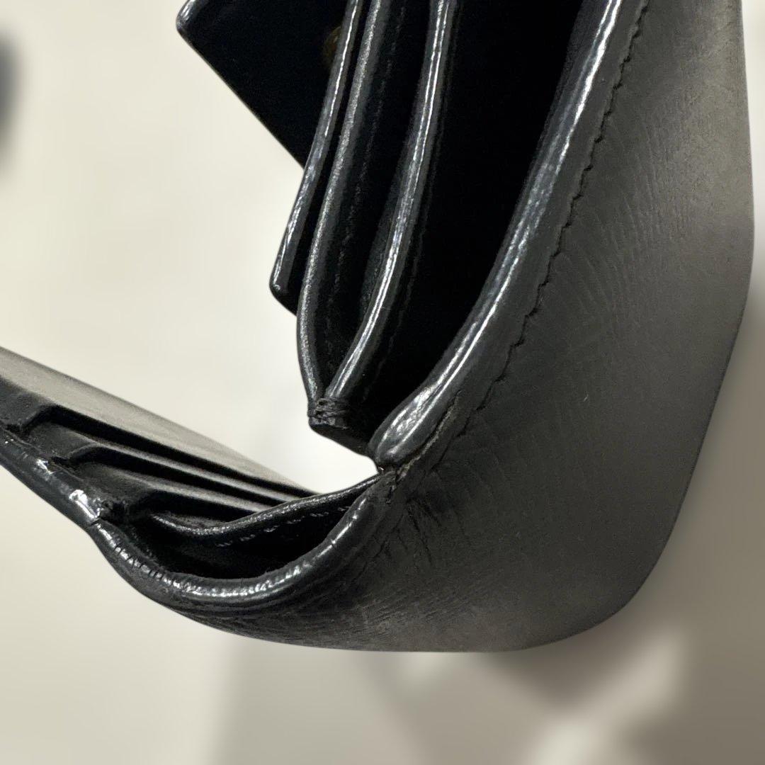 CELINE セリーヌ 三つ折り財布 スモール トリフォールド ウォレット 黒